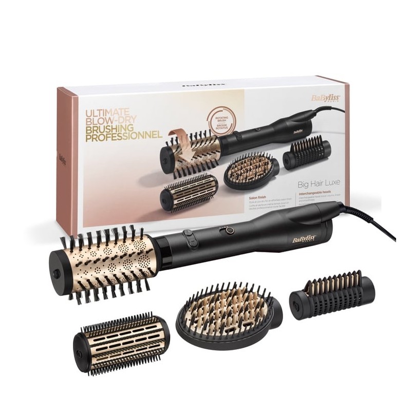 BaByliss Big Hair Luxe AS970E – karšto oro plaukų formavimo šepetys