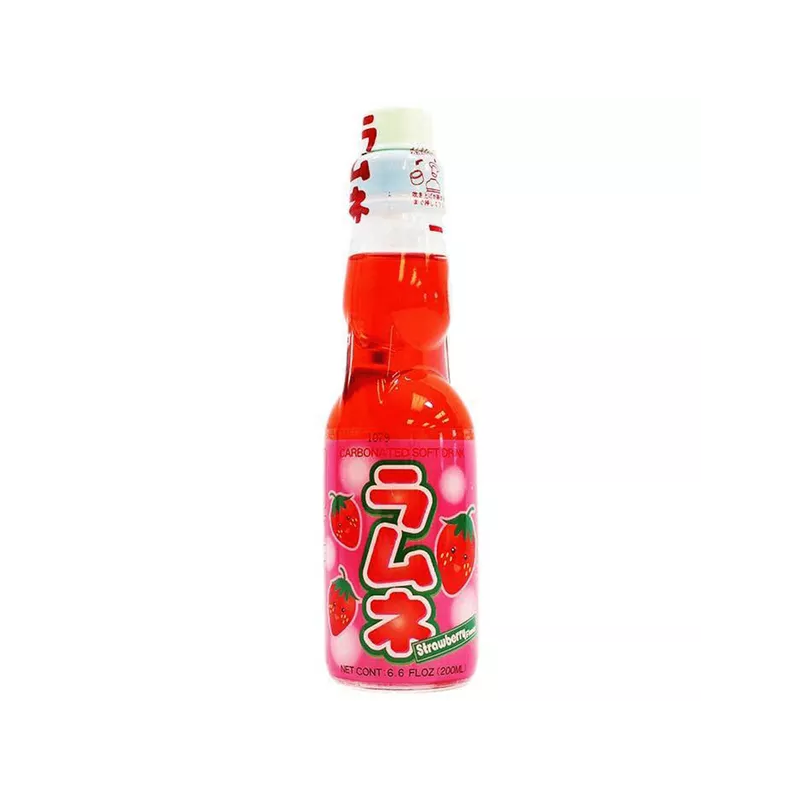 Gazuotas gaivusis gėrimas RAMUNE (STRAWBERRY), 200ml
