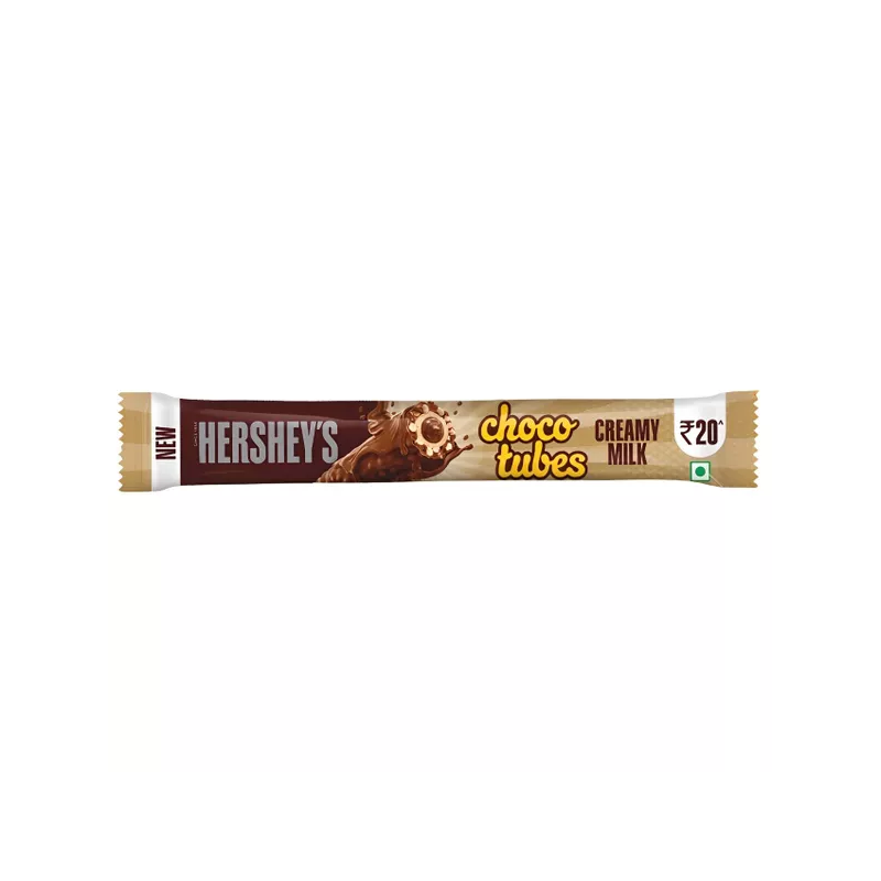 Vafliukas HERSHEY'S CHOCO TUBES (CREAMY MILK), 25g