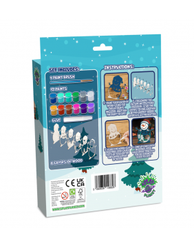 Splat Planet 3D medinis paveikslas, Sniego senis