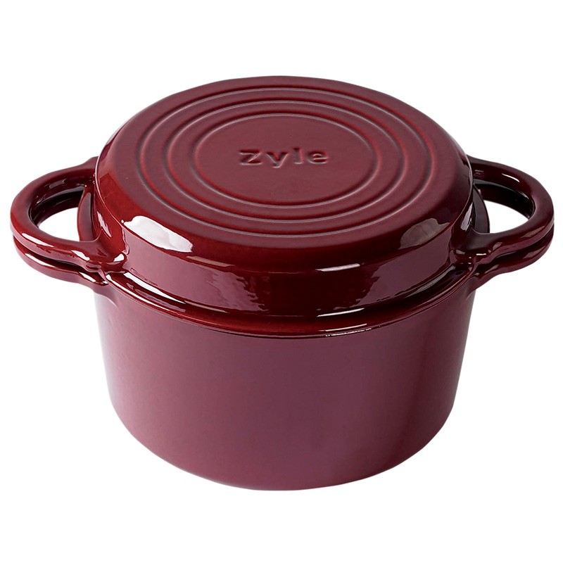 Apvalus emaliuotas ketaus puodas ZY12RKI