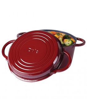 Apvalus emaliuotas ketaus puodas ZY12RKI