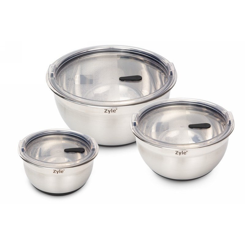 Metalinių dubenėlių rinkinys ZY193SMB