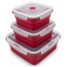 Sulankstomų silikonininių maisto dėžučių rinkinys, ZY603SBSET