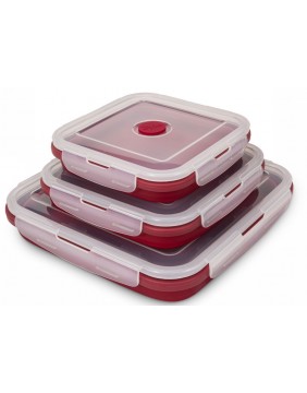 Sulankstomų silikonininių maisto dėžučių rinkinys, ZY603SBSET