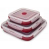 Sulankstomų silikonininių maisto dėžučių rinkinys, ZY603SBSET
