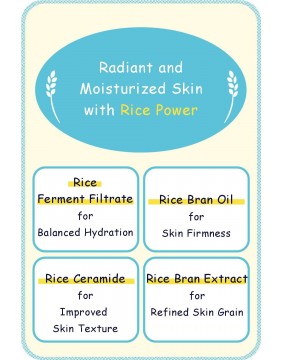 Keana Nadeshiko Drėkinamoji Ryžių Veido Kaukė 10 vnt