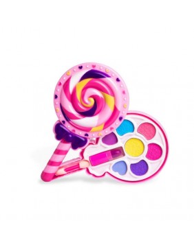 MARTINELIA makiažo paletė Candy Lollipop (7 spalvų šešėliai, aplikatorius, lūpdažis)