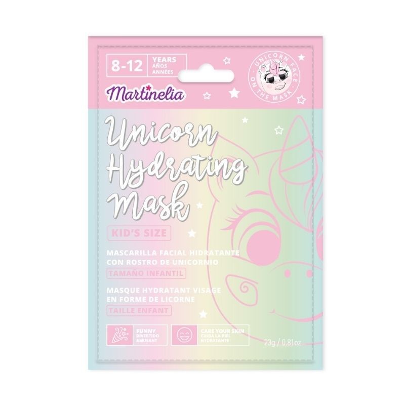 MARTINELIA drėkinamoji lakštinė veido kaukė Vienaragis, 23 g