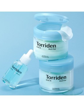 Torriden DIVE-IN Low Molecule Hyaluronic Acid Multi Pad - esencijos padeliai