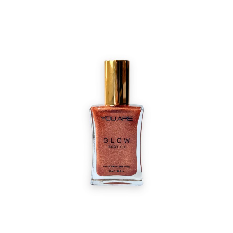 YOU ARE Glow sausas kūno aliejus su žėručiu, 50 ml