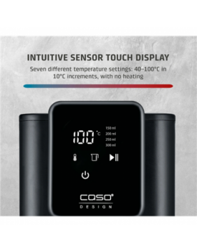 Caso Turbo Hot Water Dispenser | HW 616 | Water Dispenser | 2600 W | 2.5 L | Plastic/Stainless Steel | Black/Stainless Steel