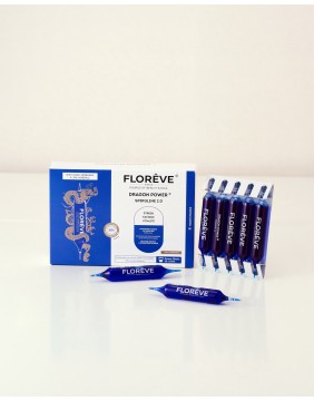 FLOREVE DRAGON POWER® SPIRULINE 2.0 – skystas spirulinos ekstraktas ampulėse su fitocianinu