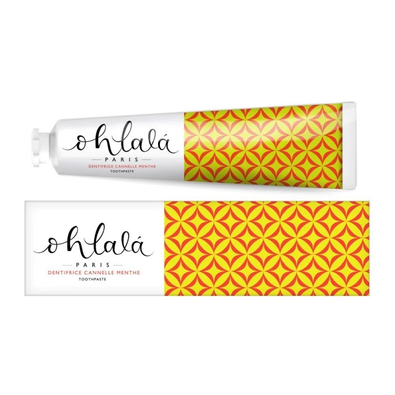 Dantų pasta, cinamono ir mėtų skonio|Ohlalá Paris, 75 ml.