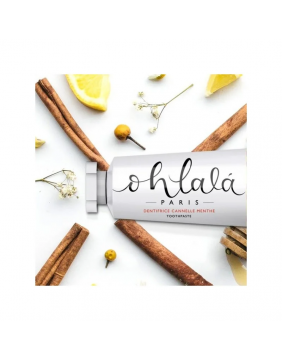 Dantų pasta, cinamono ir mėtų skonio|Ohlalá Paris, 75 ml.