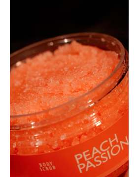 Persikų šveitiklis MALACHITE COSMETICS „Peach Passion Scrub“, 300 g