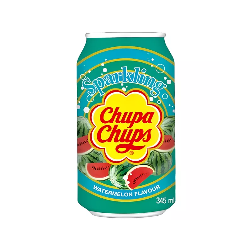 Gazuotas gaivusis gėrimas CHUPA CHUPS (WATERMELON), 345ml