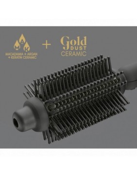 Diva Pro Styling Precious Metals Gold Dust Full Volume, Curling & Styling Hot Brush Garbanojimo šukos