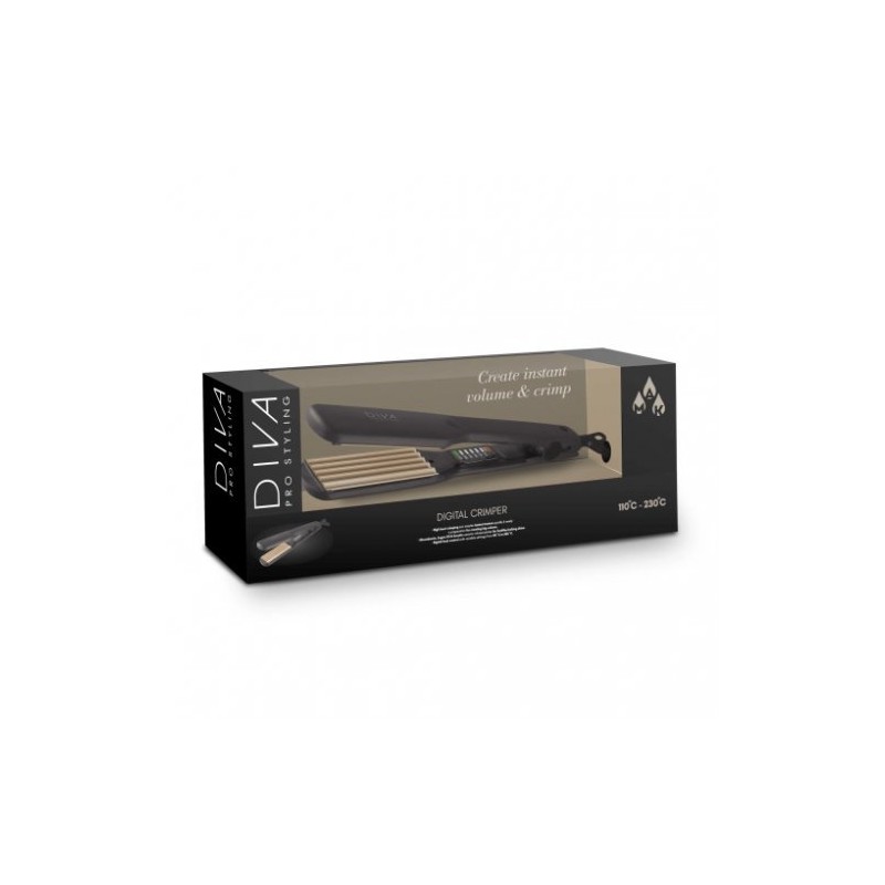Diva Pro Styling Digital Crimper Plaukų gofravimo žnyplės