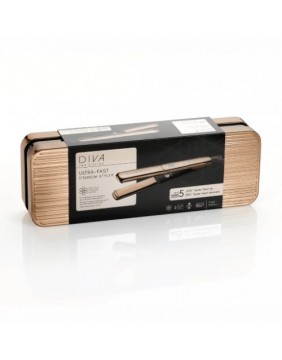 Diva Pro Styling Ultra Fast Gold Titanium Styler Tiesintuvas su titano plokštėmis