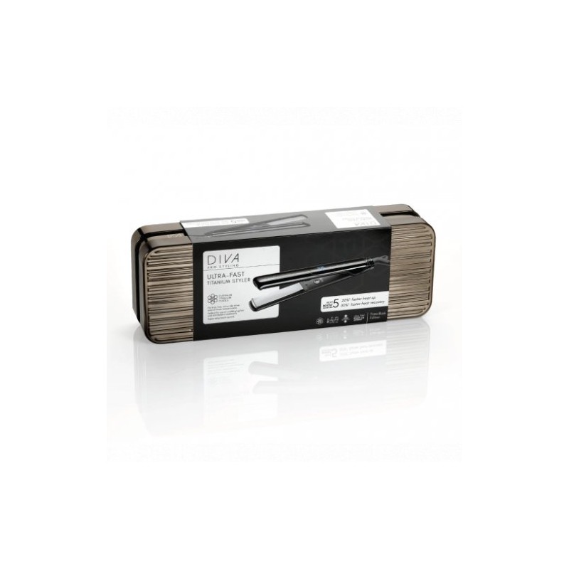 Diva Pro Styling Ultra Fast Platinum Titanium Styler Tiesintuvas su titano plokštėmis