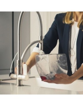 Bissell SpotClean Pro dėmių valymo siurblys su plovimo funkcija (750 W, raudonas/titanium)