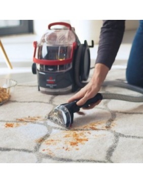 Bissell SpotClean Pro dėmių valymo siurblys su plovimo funkcija (750 W, raudonas/titanium)
