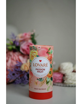 LOVARE Passion fruit - pasiflorų skonių juodoji arbata
