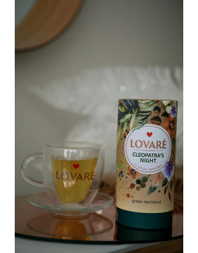 Lovare Cleopatra's Night Loose Leaf Tea - aviečių aromato žalioji arbata