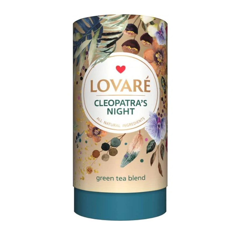 Lovare Cleopatra's Night Loose Leaf Tea - aviečių aromato žalioji arbata