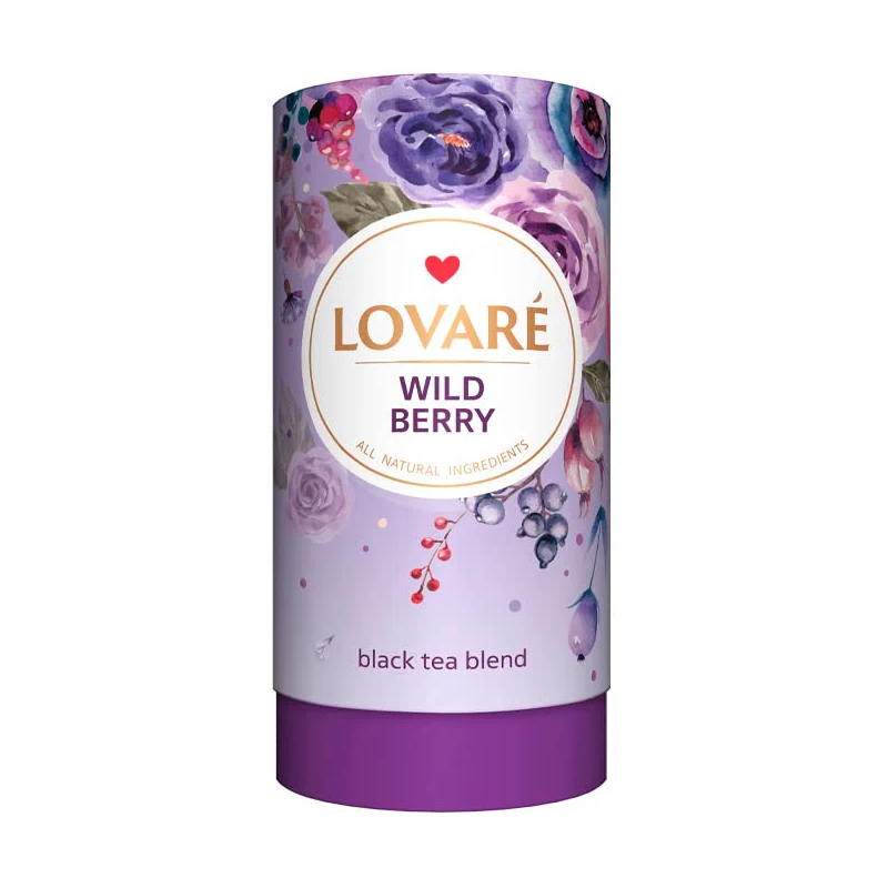 Lovare Wild Berry Loose Leaf Tea - laukinių uogų skonio juodoji arbata