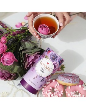 Lovare Wild Berry Loose Leaf Tea - laukinių uogų skonio juodoji arbata