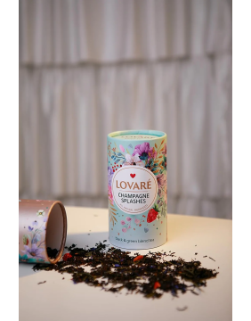 Lovare 1001 Nights Loose Leaf Tea - vynuogių skonio juodosios ir žaliosios arbatos mišinys