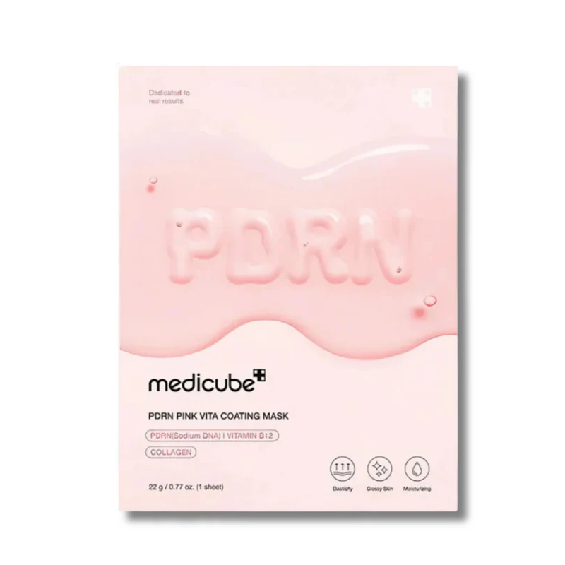 Medicube - PDRN Pink Vita Coating Mask - veido kaukė