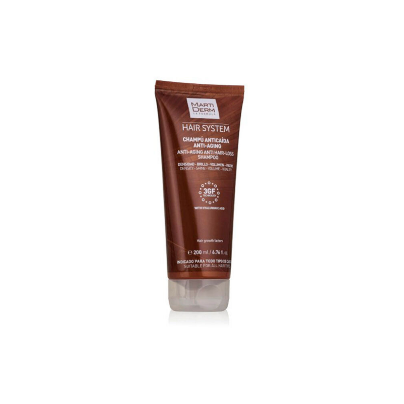 MARTIDERM ŠAMPŪNAS NUO PLAUKŲ SENĖJIMO IR SLINKIMO, 200 ML