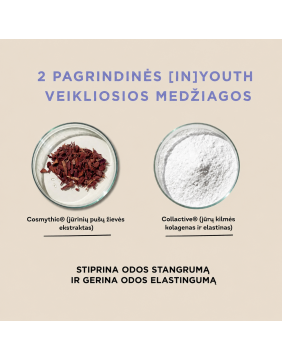 FLOREVE (IN) YOUTH – jūrinio kolageno maisto papildas su vitaminu C, vitaminu E, cinku ir augaliniais ekstraktais