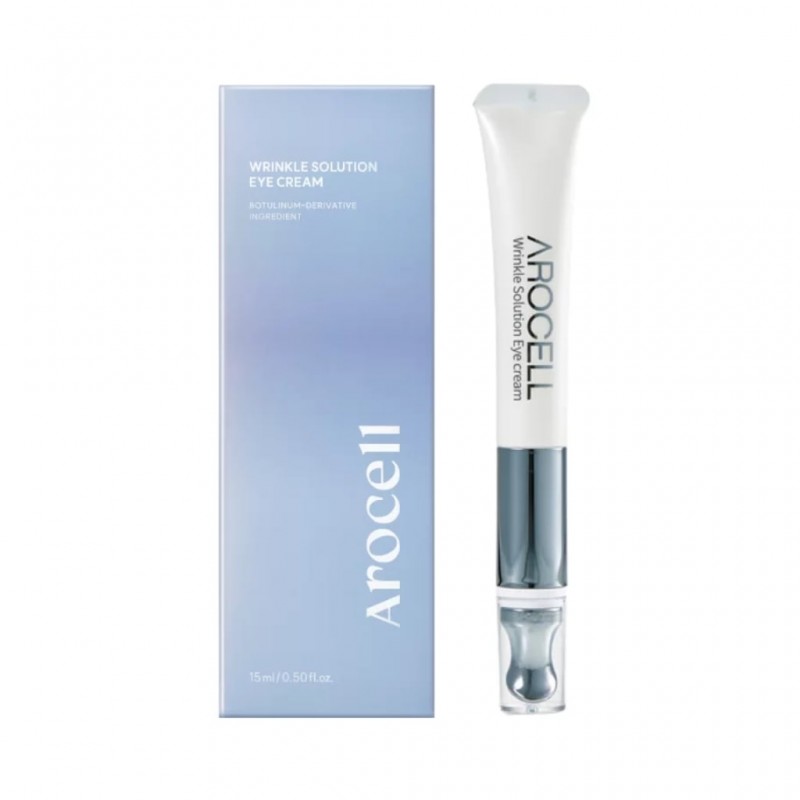 Arocell Wrinkle Solution Eye Cream paakių kremas su masažine galvute 15 ml