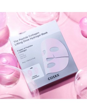 Cosrx the peptide collagen lifting glow hidrogelinė veido kaukė, 34g.