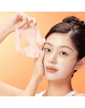 Cosrx 5 PDRN Hyaluronic Acid Vital Hydrating Hydrogel Mask intensyviai drėkinanti hidrogelinė veido kaukė