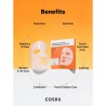 Cosrx 5 PDRN Hyaluronic Acid Vital Hydrating Hydrogel Mask intensyviai drėkinanti hidrogelinė veido kaukė