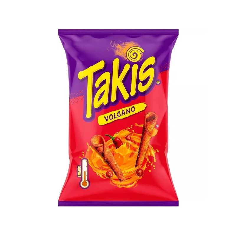 Kukurūzų traškučiai TAKIS (QUESO VOLCANO), 90g