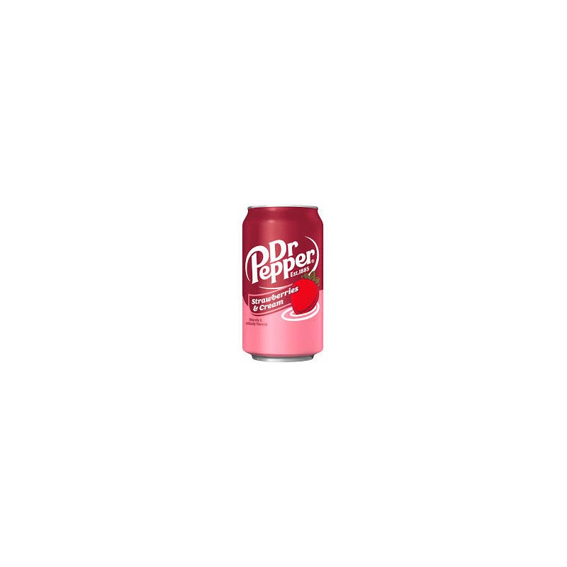 Gazuotas gaivusis gėrimas DR PEPPER (STRAWBERRIES & CREAM), 355ml
