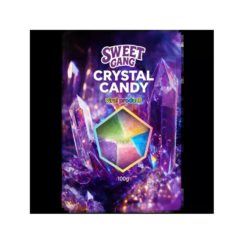 Kramtomi saldainiai SWEET GANG CRYSTAL CANDY, 100g