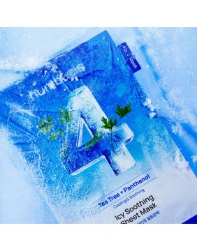 Numbuzin No.4 Icy Soothing Sheet Mask – raminanti lakštinė veido kaukė