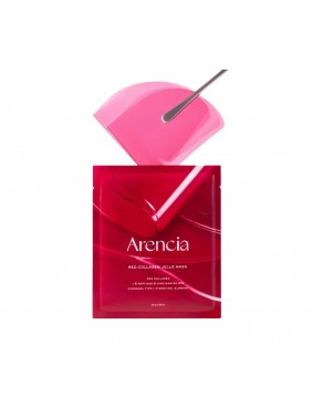 Arencia Red Collagen Jello Mask – stangrinanti ir drėkinanti veido kaukė su kolagenu