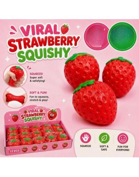 Žaislas SQUISHY STRAWBERRY