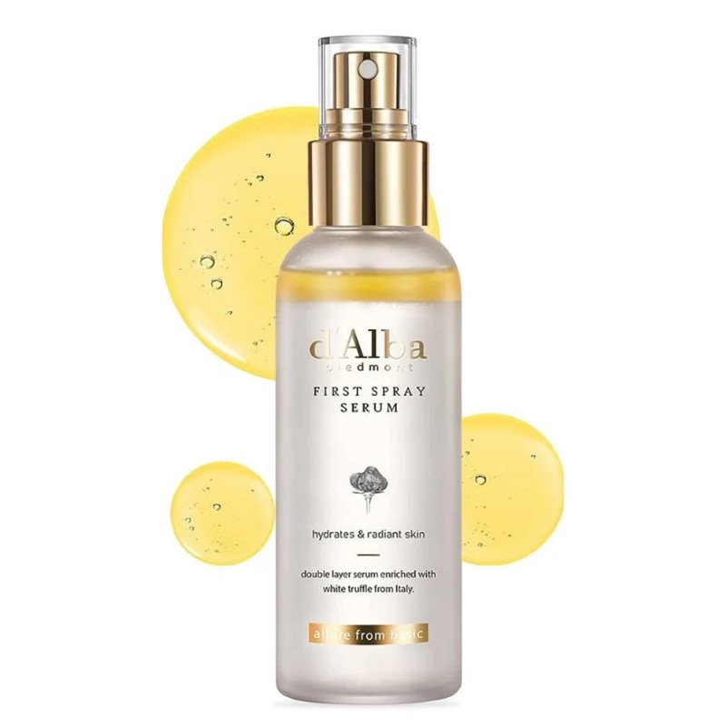 D'Alba White Truffle First Spray Serum - purškiamas triufelių serumas, 100ml.