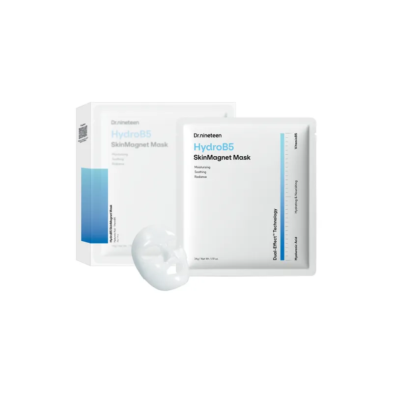 Dr.nineteen Hydro B5 SkinMagnet Mask - intensyviai drėkinanti hidrogelinė veido kaukė (1 vnt.)