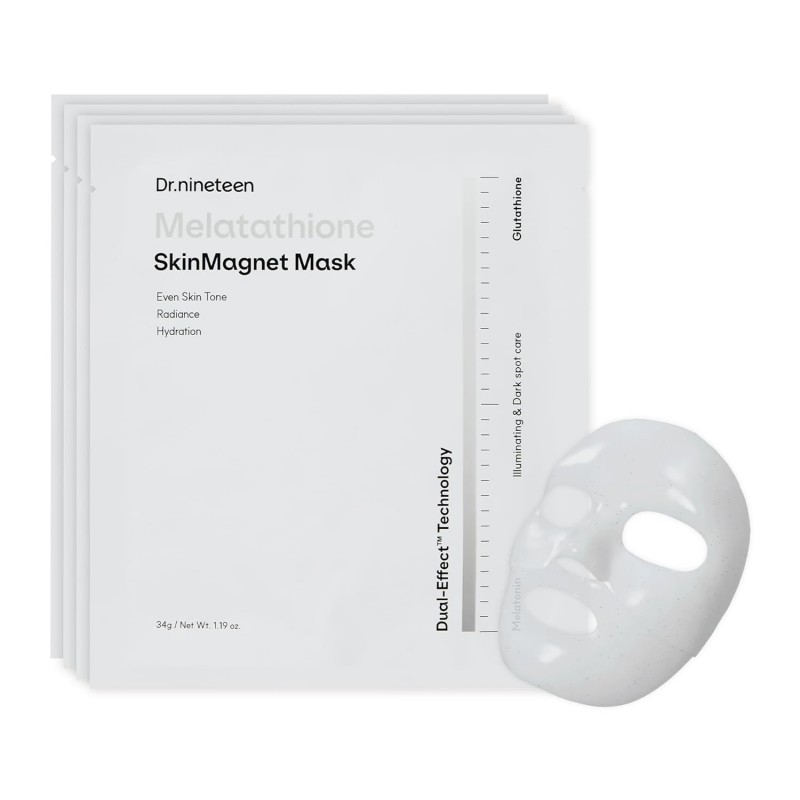 Dr.nineteen Melatathione SkinMagnet Mask - skaistinamoji hidrogelinė veido kaukė (1 vnt.)