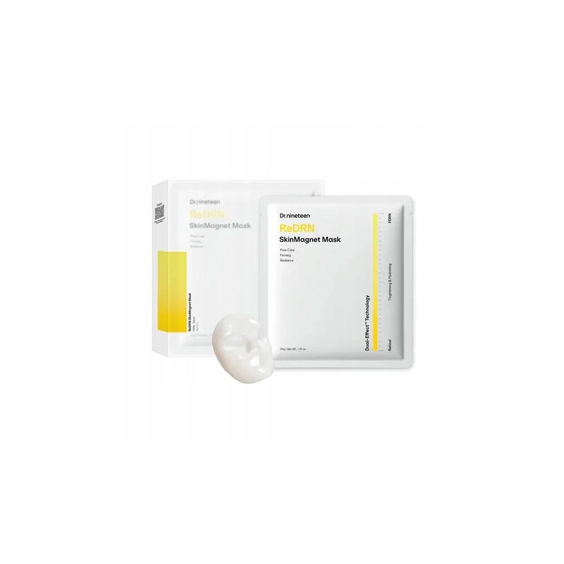 Dr.nineteen ReDRN SkinMagnet Mask - stangrinamoji hidrogelinė veido kaukė su PDRN ir peptidais (1 vnt.)